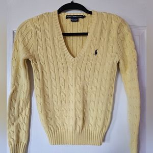 Ralph Lauren v neck sport sweater